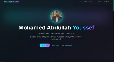 تصميم بورتفوليو احترافي