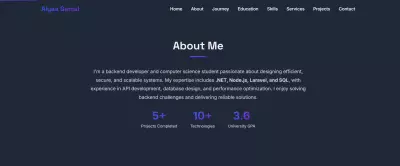 Personal Portfolio Website