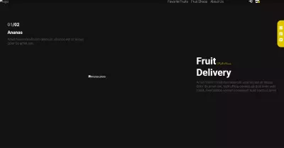 food menu website