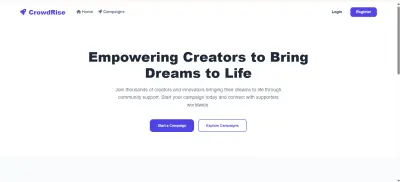 CrowdRise – Crowdfunding Platform