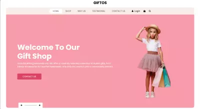 تصميم وتطوير موقع متجر هدايا إلكتروني باسم GIFTOS