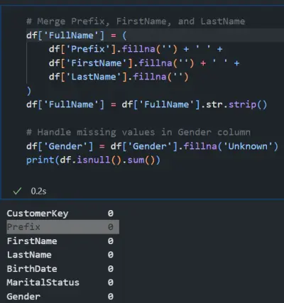 تنظيف وتحضير بيانات باستخدام Python (Pandas)