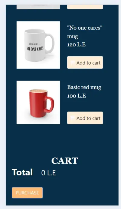 صفحة المنتجات - متجر إلكتروني