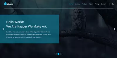 Template2 using HTML and CSS