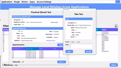 Driving and Vehicle License Department (DVLD) System