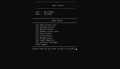 Bank System
