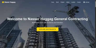 موقع لشركة ناصر حجاج للمقاولات العمومية والتوريدات