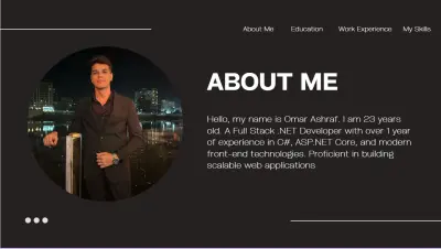 عمل بورتفوليو احترافي