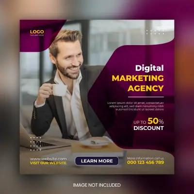 تصميم بوستات احترافية للسوشيال ميديا (فيسبوك - إنستجرام - تويتر)