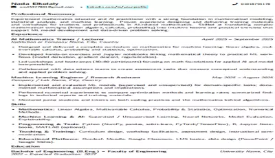 عمل cv احترافي