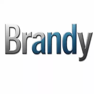 لوجو عصري باسم '' BRANDY'' براندي