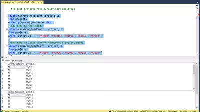 اكتشاف التفاوت في أعداد الموظفين بين مواقع الشركة – مشروع SQL