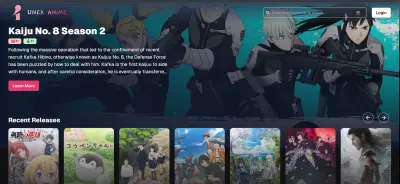 Unex Anime – Full-Stack Web Application