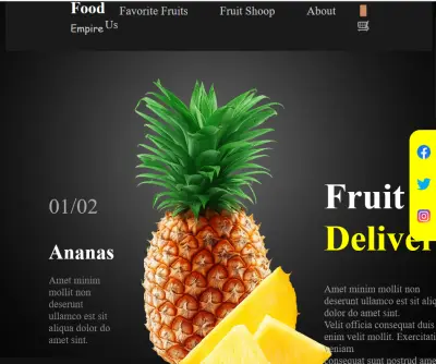 Online fruit selling site