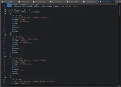 Testing Web(Manual / Automation/ Bag Report)