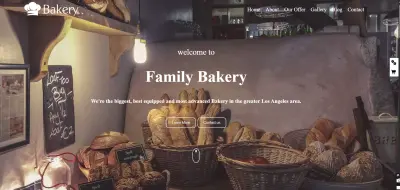 bakery website