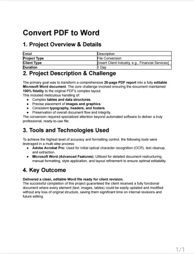 تحويل ملف PDF إلى Word بشكل احترافي