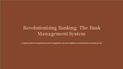 Bank Management System