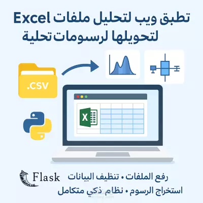 تطوير تطبيق ويب لتحليل بيانات المعمل وعرض رسومات تفاعلية بناءً على ملف Excel