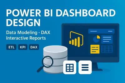 إنشاء لوحة معلومات تفاعلية وتحليل بيانات باستخدام Power Bi