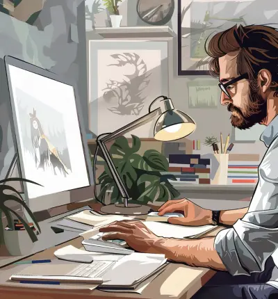 متخصص واستشاري في التصميم والجرافيك