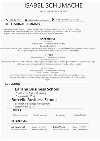 كتابة وتصميم السيرة الذاتية احترافيه ومهنية متوافقة مع نظام ATS