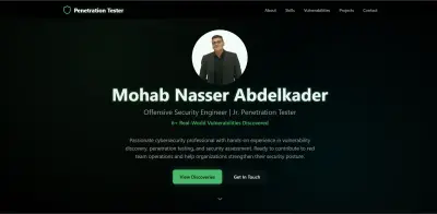 تصميم بورتفليو إحترافي