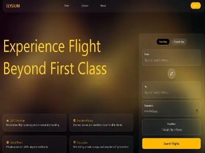 بناء موقع حجز رحلات طيران