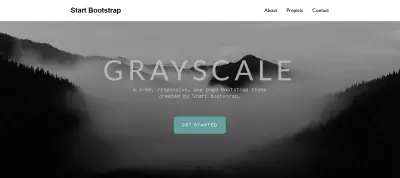 Grayscale web page