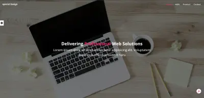 landing page