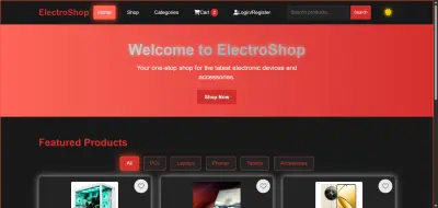 (E-Commerce) ElectroShop