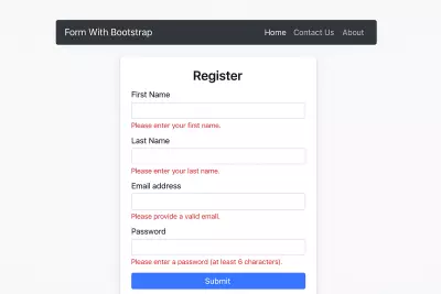Registeration page