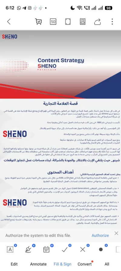 استراتيجية محتوى للعلامات التجارية