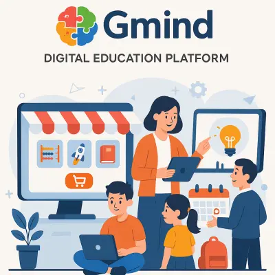 منصة Gmind لبيع الألعاب التعليمية والمنتجات - ASP.NET Core MVC