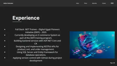 تصميم بورتفوليو احترافي باستخدام PowerPoint و Canva