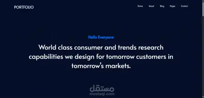 portofolio template