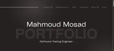 تصميم وإنشاء بورتفوليو احترافي يعرض أعمالك بشكل قوي وجذاب