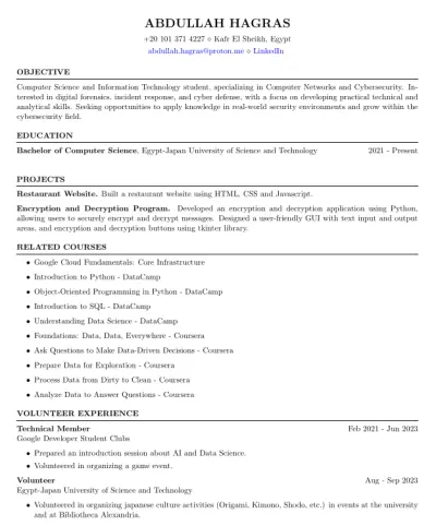 سيرة ذاتية (CV)