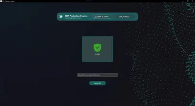 URL scanner for malicious URLs