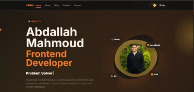 تصميم وتطوير موقع Portfolio احترافي تفاعلي