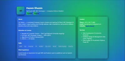 Simple Portfolio Project
