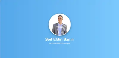 تصميم موقع شخصي (Portfolio)