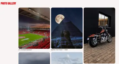 نموذج لمعرض صور