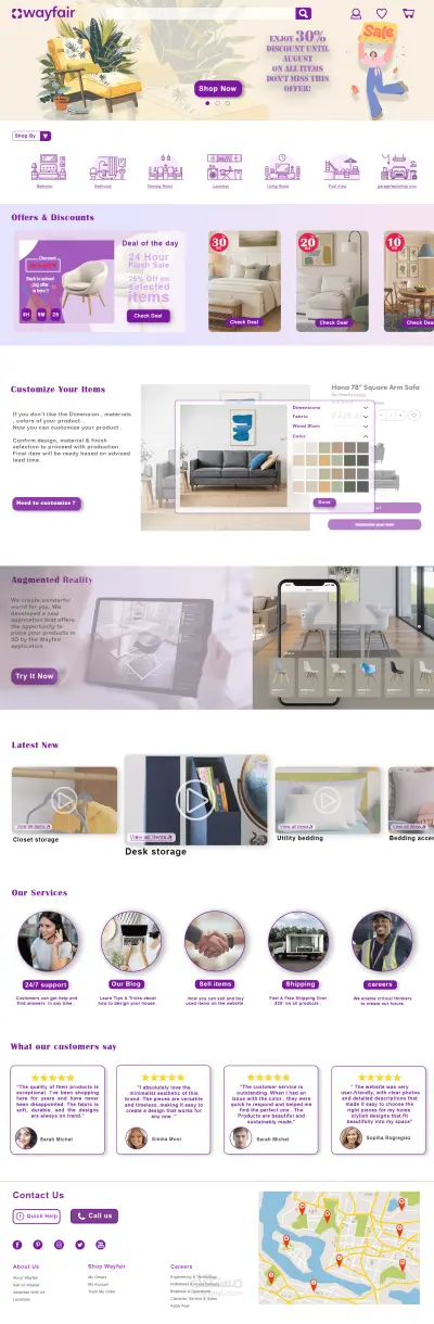 Furniture E-commerce Website Design