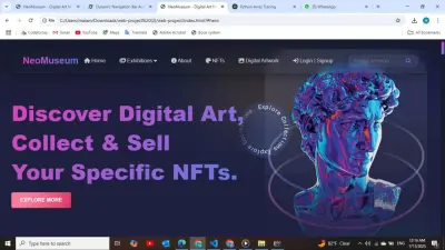 NeoMuseum – Digital Art Museum Website