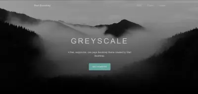 تصميم قالب "Grayscale"