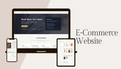 إنشاء موقع E-Commerce عصري ومتجاوب.