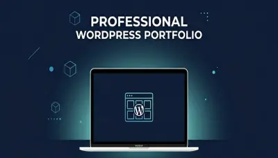 تصميم وبناء بورتفوليو ووردبريس احترافي .