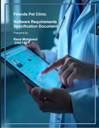 Vet Clinic Management System – Business Analysis & SRS