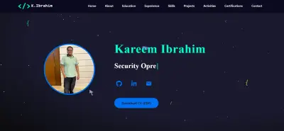 تنفيذ portfolio